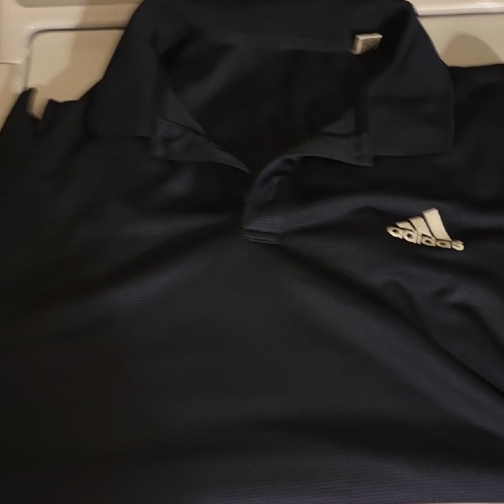 Adidas Dark Polo with White Logo